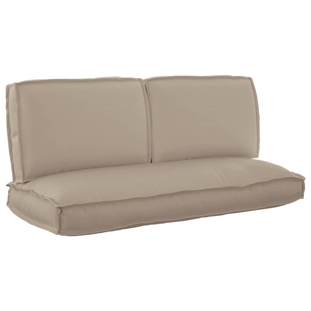 Pagalvių komplektas 3 pcs Taupe Oksfordo audinys