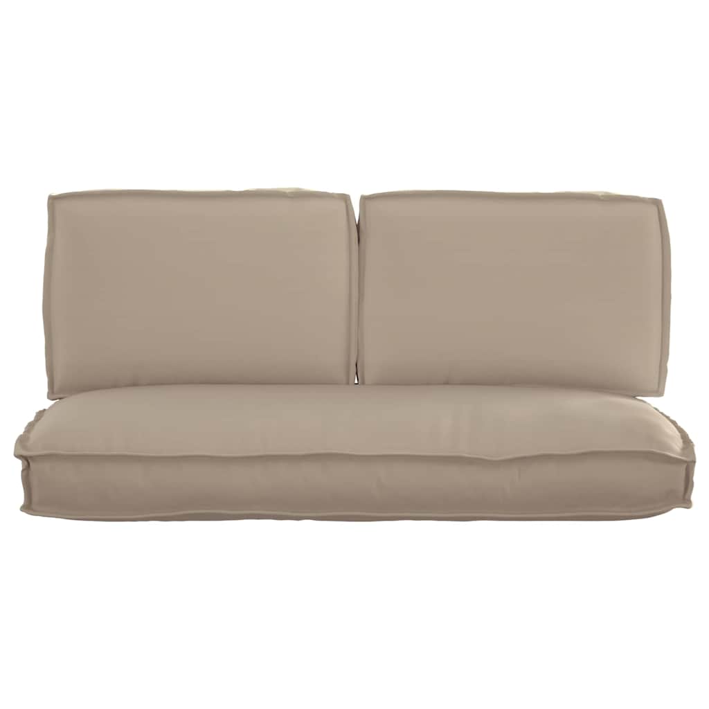 Pagalvių komplektas 3 pcs Taupe Oksfordo audinys