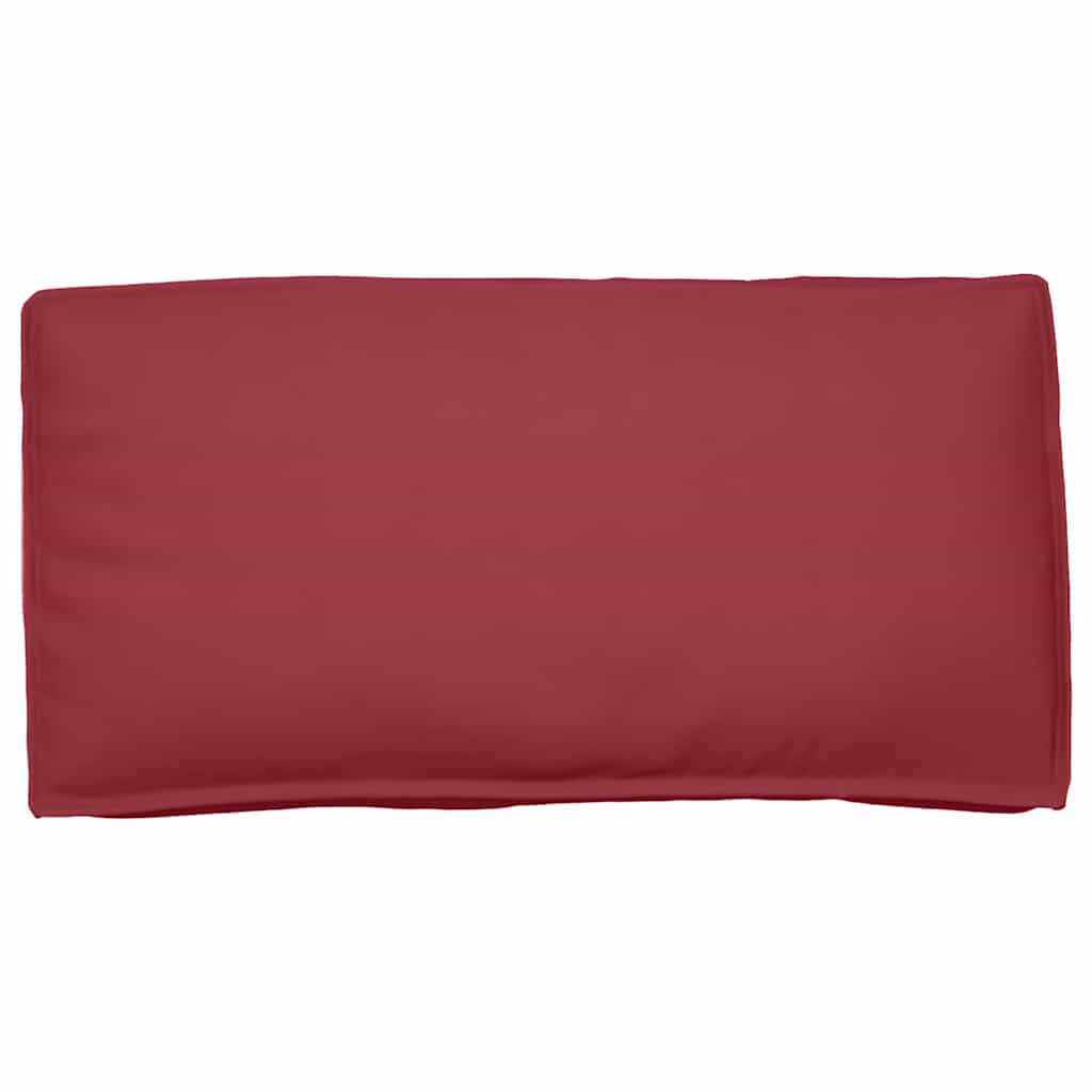 Pagalvių komplektas 3 pcs Vyno raudona Oksfordo audinys