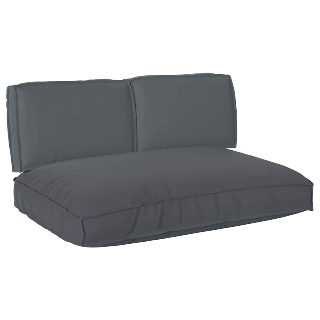 Pagalvių komplektas 3 pcs Antracitas Oksfordo audinys