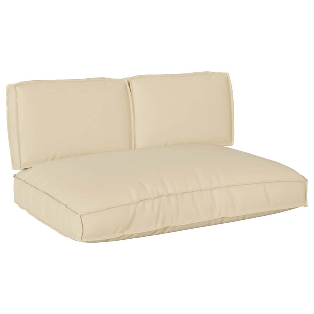 Pagalvių komplektas 3 pcs Smėlio Oksfordo audinys