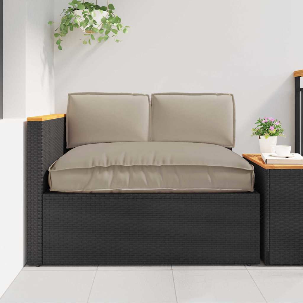 Pagalvių komplektas 3 pcs Taupe Oksfordo audinys