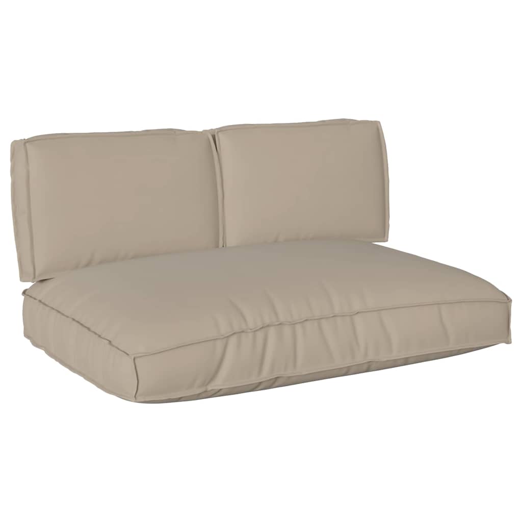 Pagalvių komplektas 3 pcs Taupe Oksfordo audinys