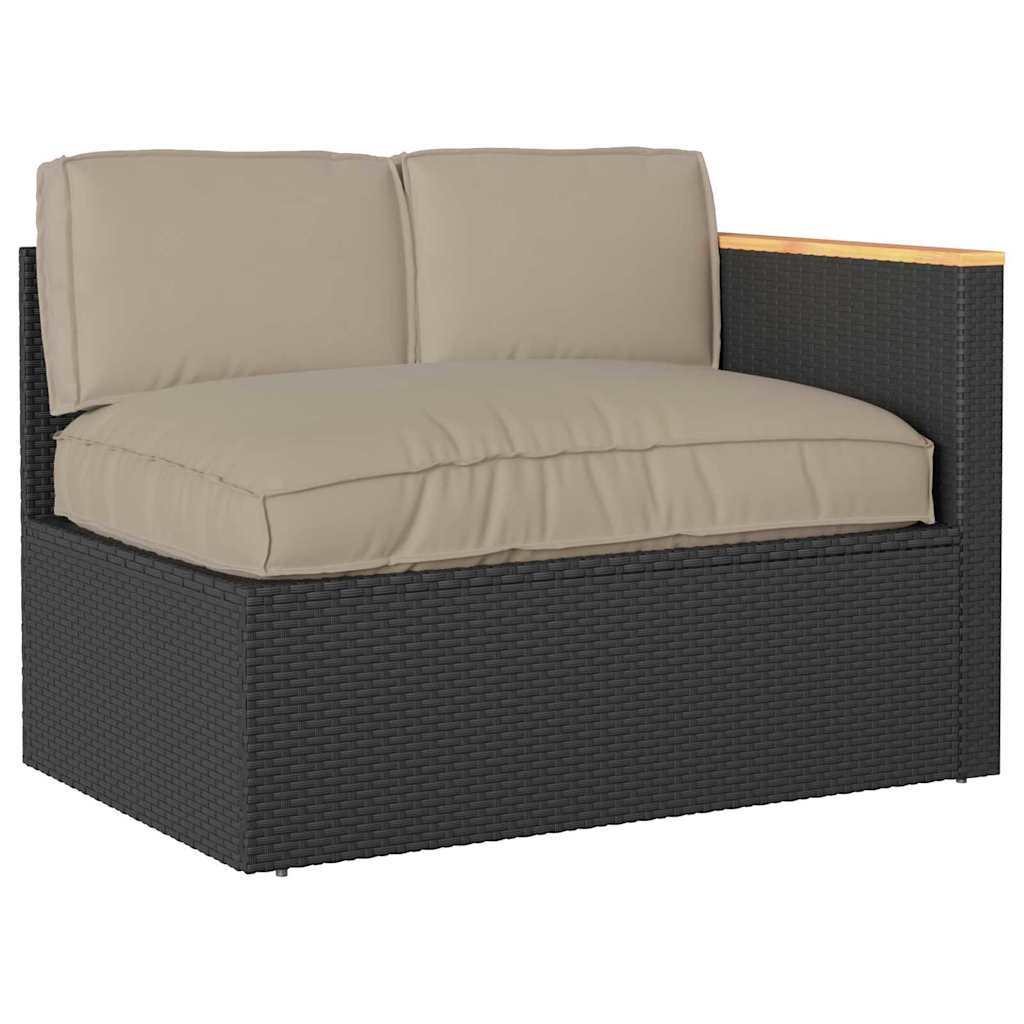 Pagalvių komplektas 3 pcs Taupe Oksfordo audinys