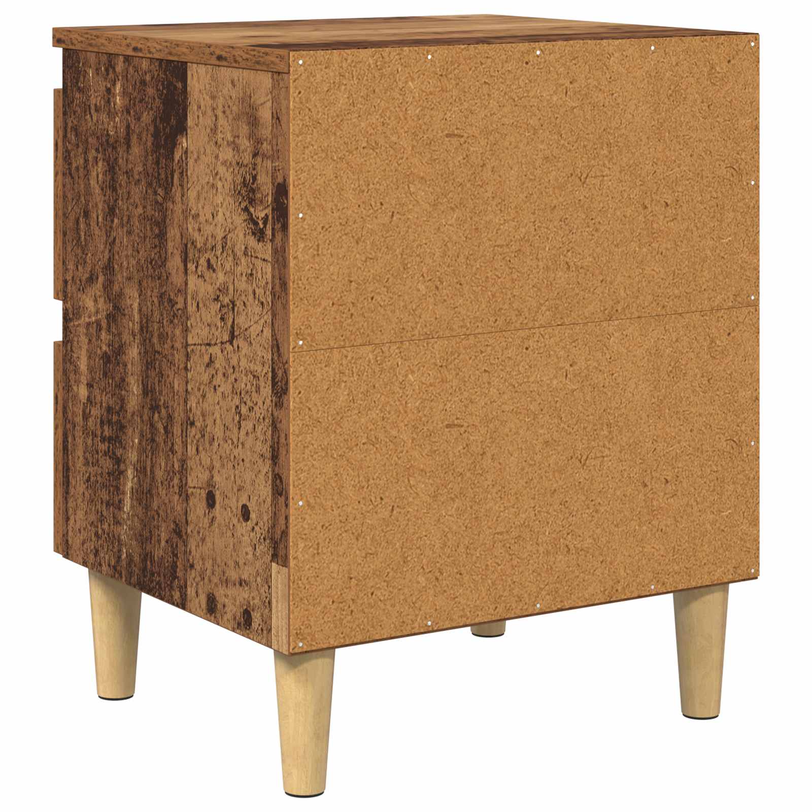 Lova spintelės su stalčių 2 pcs Senovinis medis 40 x 35 x 50 cm