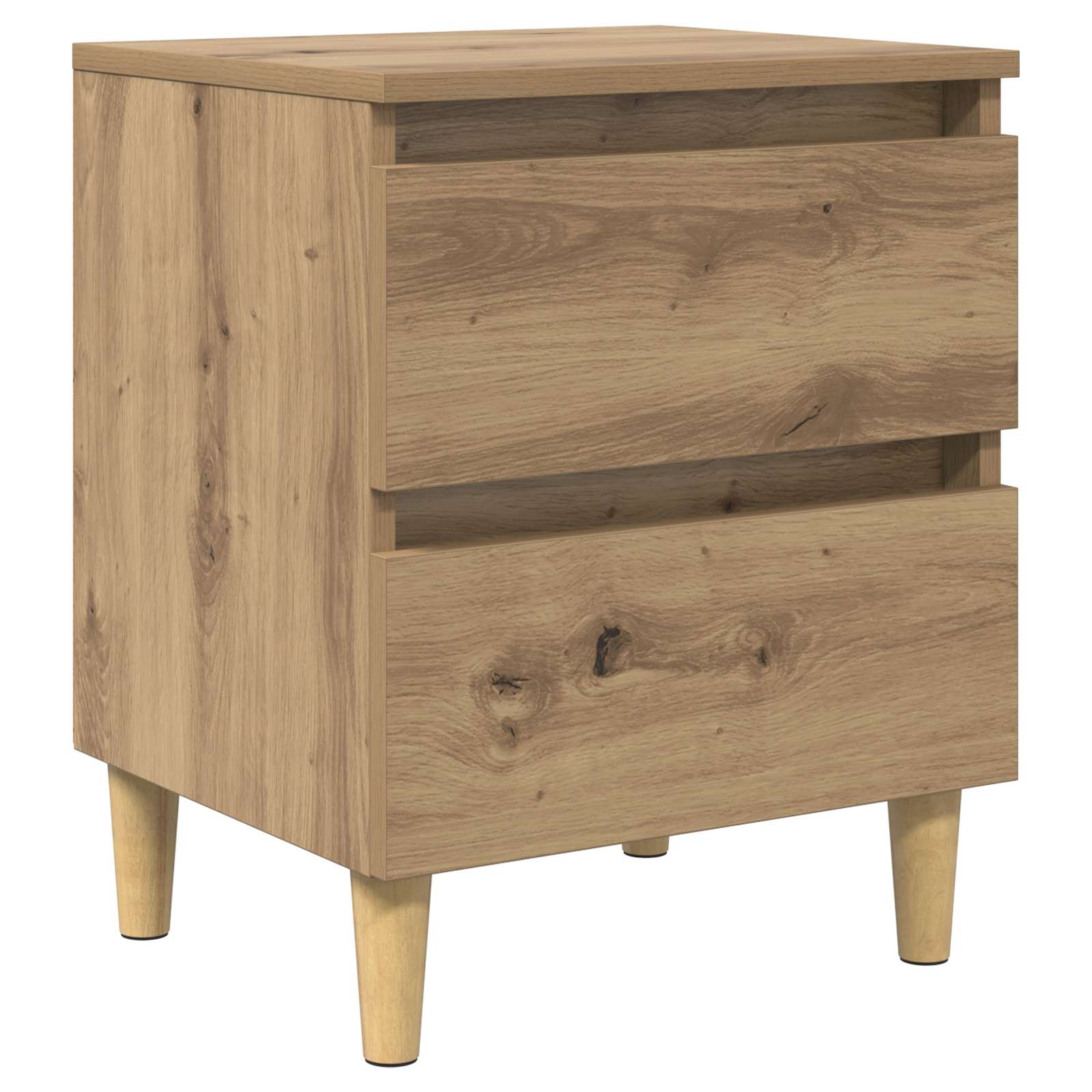 Bedside table with drawer Artisan oak 40 x 35 x 50 cm