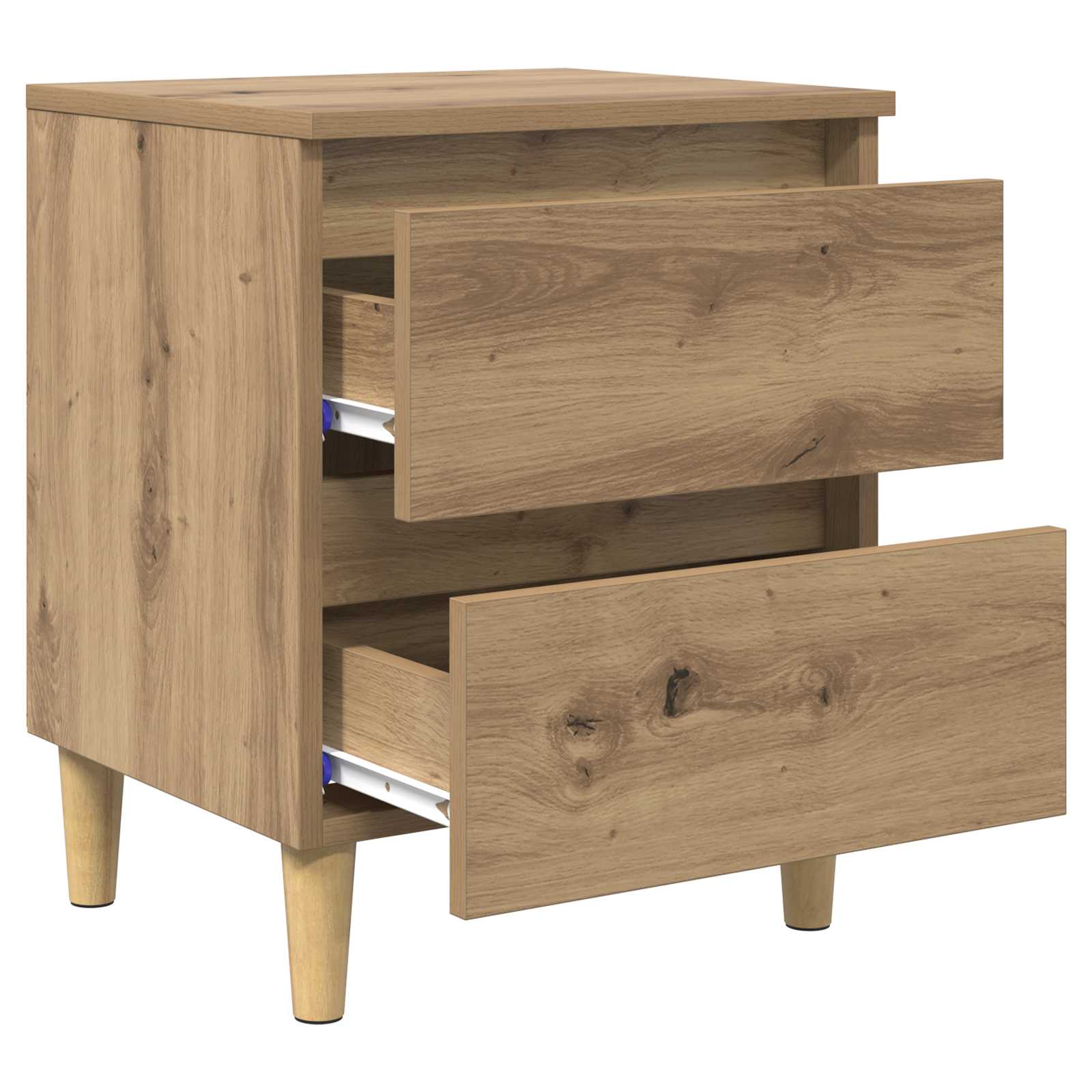 Bedside table with drawer Artisan oak 40 x 35 x 50 cm