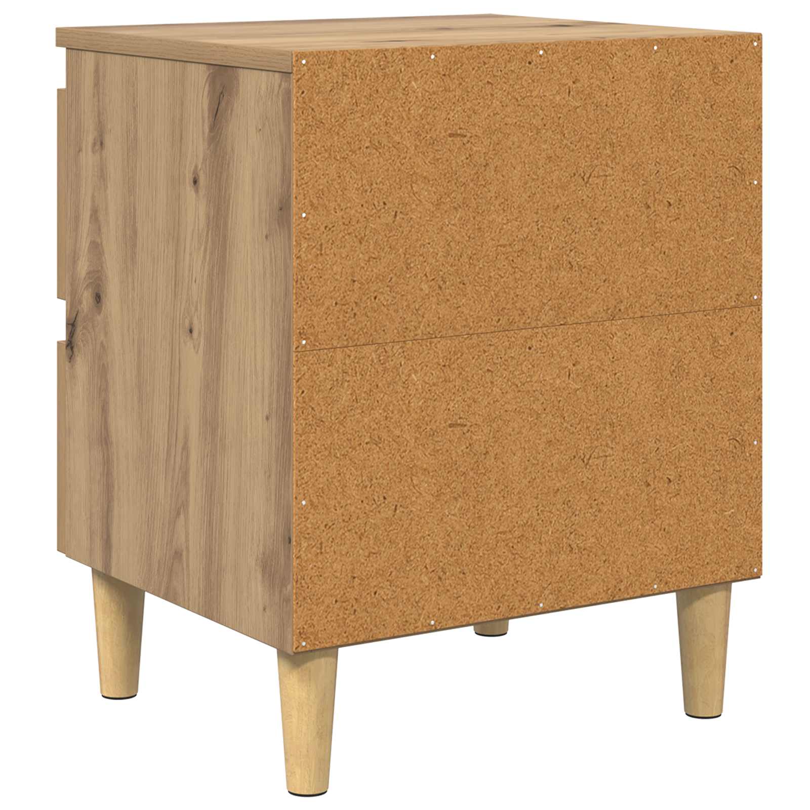 Lova spintelės 2 pcs Amatininkų ąžuolas 40 x 35 x 50 cm