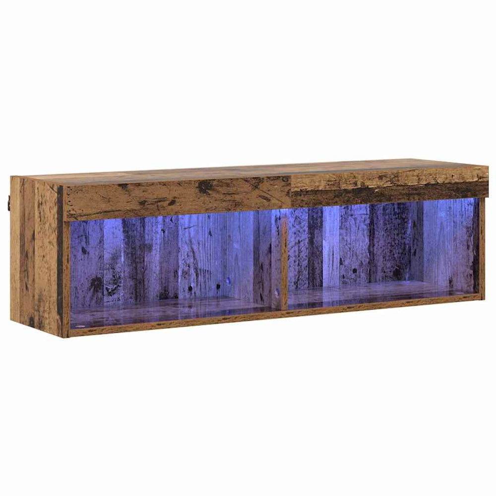 TV spintelių komplektas Senovinis medis 100 x 30 x 30 cm