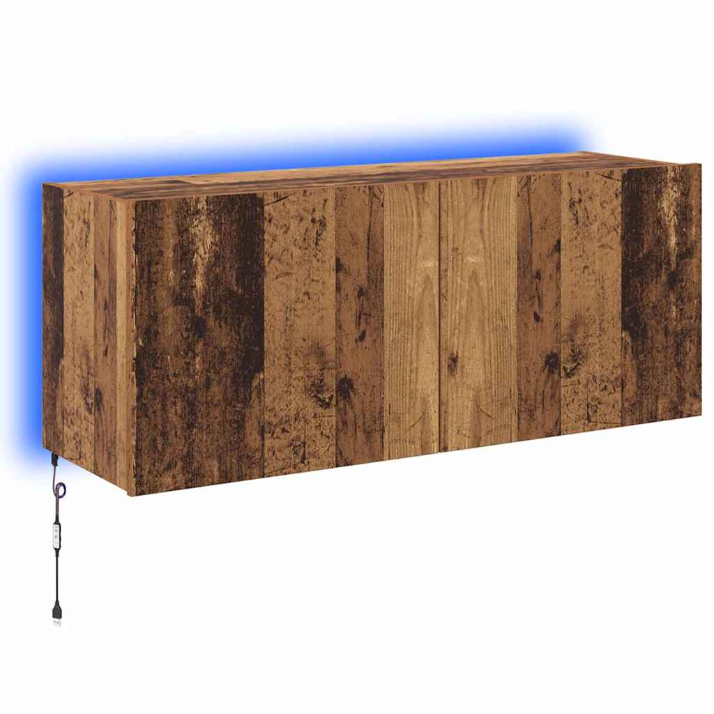 TV sieninė spintelė Senovinis medis 100 x 35 x 41 cm