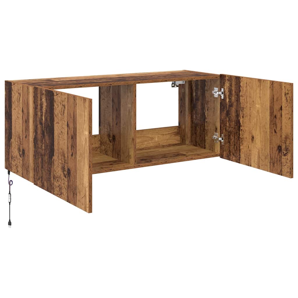 TV sieninė spintelė Senovinis medis 100 x 35 x 41 cm