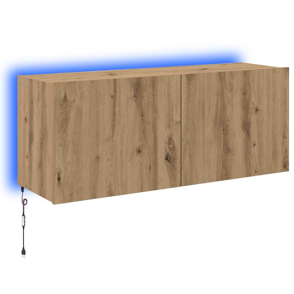 TV sieninė spintelė Amatininkų ąžuolas 100 x 35 x 41 cm