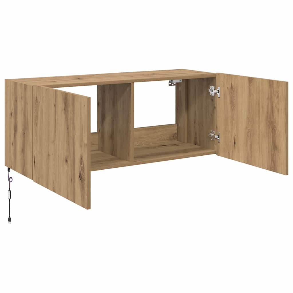 TV sieninė spintelė Amatininkų ąžuolas 100 x 35 x 41 cm