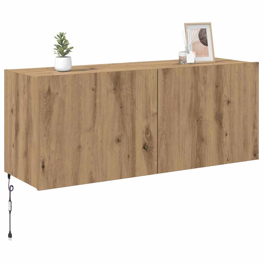 TV sieninė spintelė Amatininkų ąžuolas 100 x 35 x 41 cm