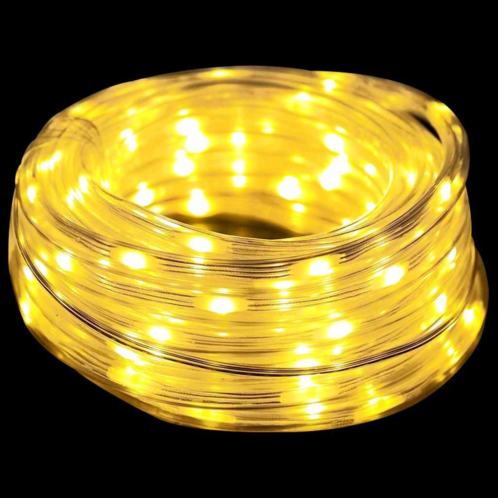 Virvės Šviesa su 240 LED Šilta balta 10 m PVC GLITTER
