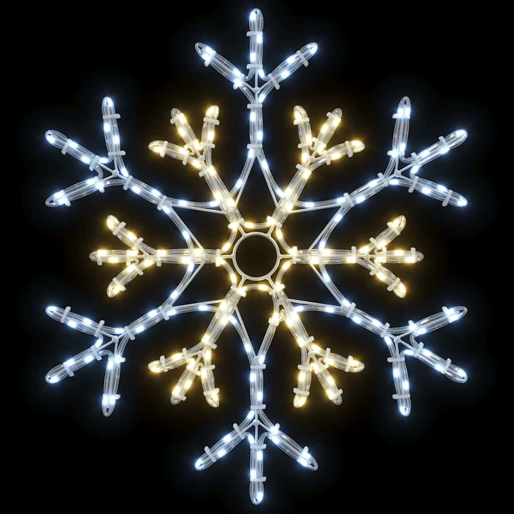 Kalėdinis snaigė su 180 LED Šilta balta 56 x 49 x 0.7 cm PVC