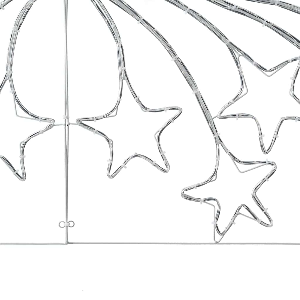Kalėdų Žvaigždė 432 LED Įvairiaspalvis 182 x 58 cm PVC