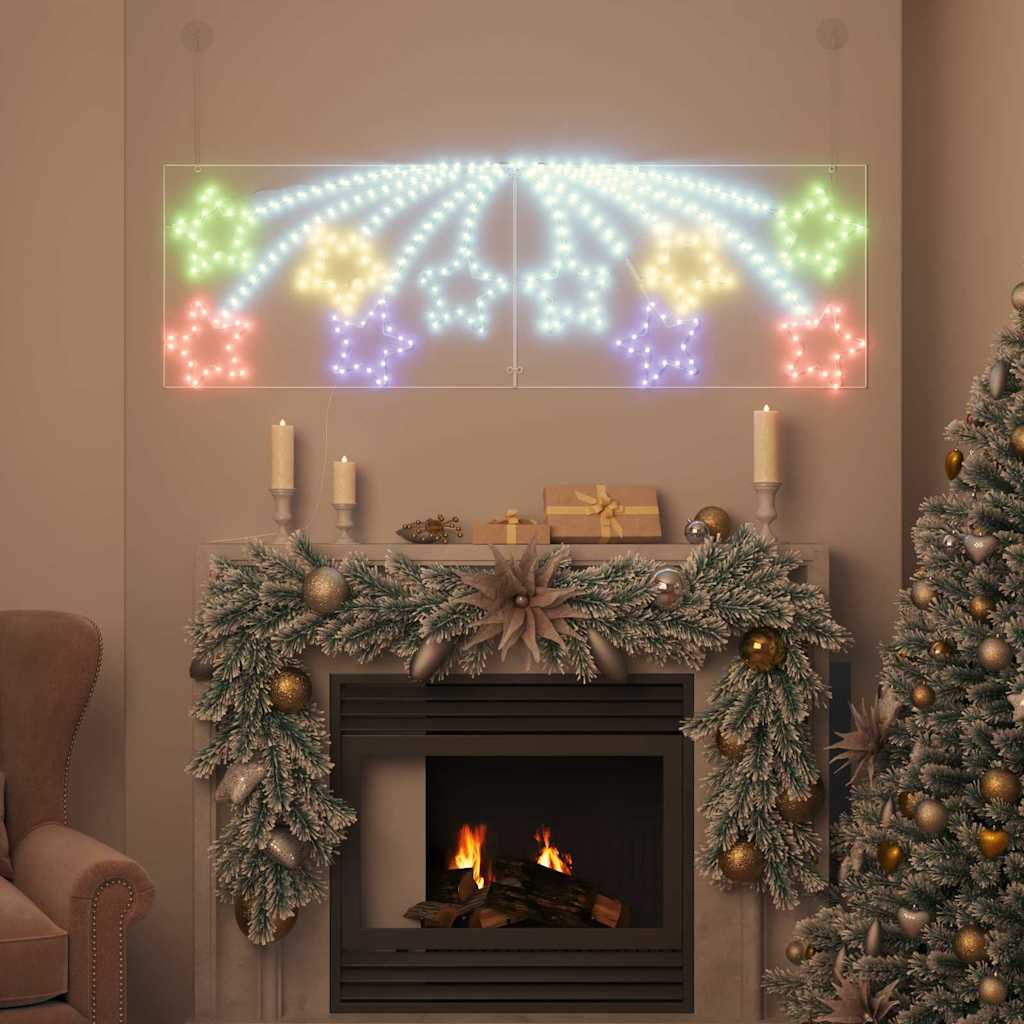 Kalėdų Žvaigždė 432 LED Įvairiaspalvis 182 x 58 cm PVC