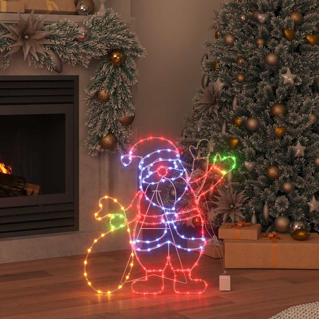 Ziemassvētku vecīša lampa Daudzkrāsains 58.5 x 60 x 1.3 cm Dzelzs