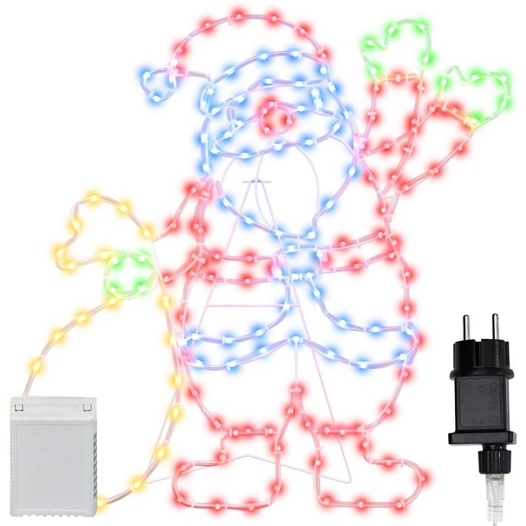 Ziemassvētku vecīša lampa Daudzkrāsains 58.5 x 60 x 1.3 cm Dzelzs