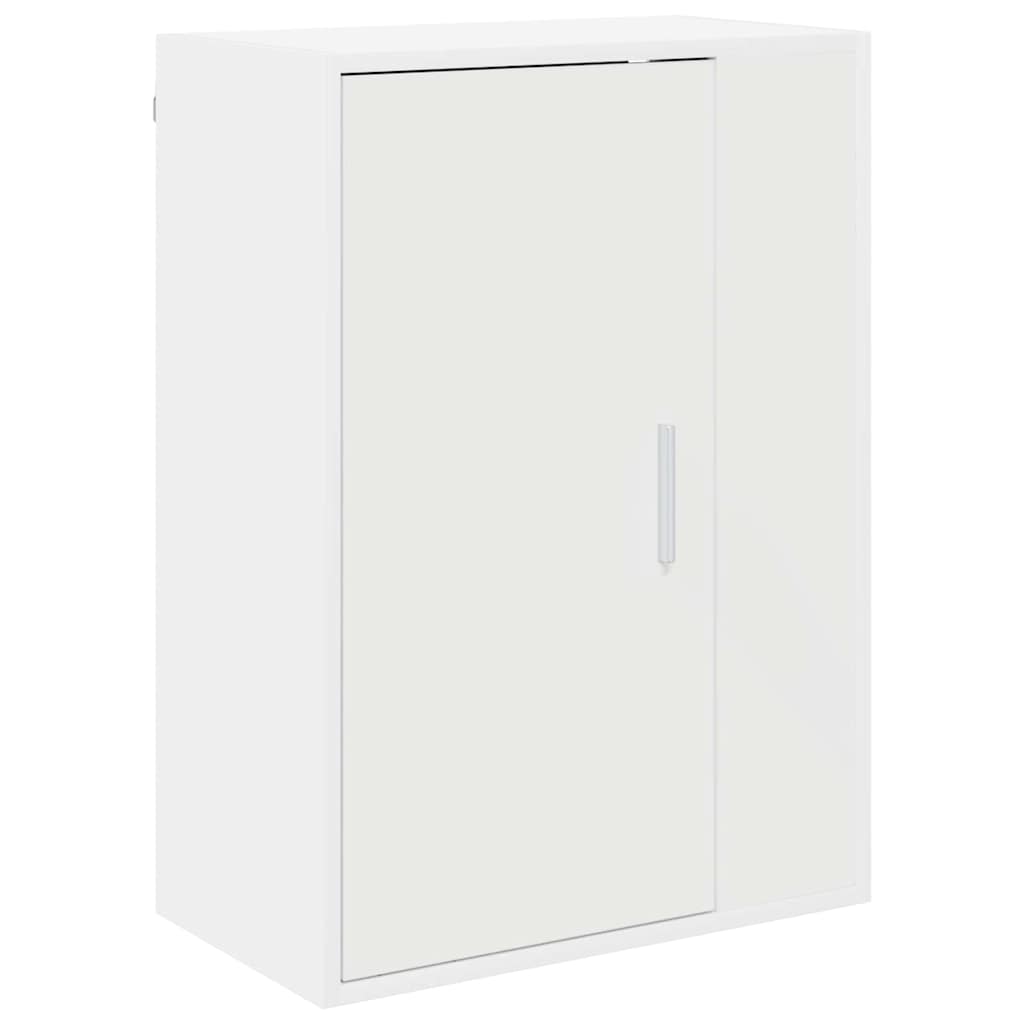 4 dalių TV spintelė rinkinys 4 pcs Balta Apdirbta mediena
