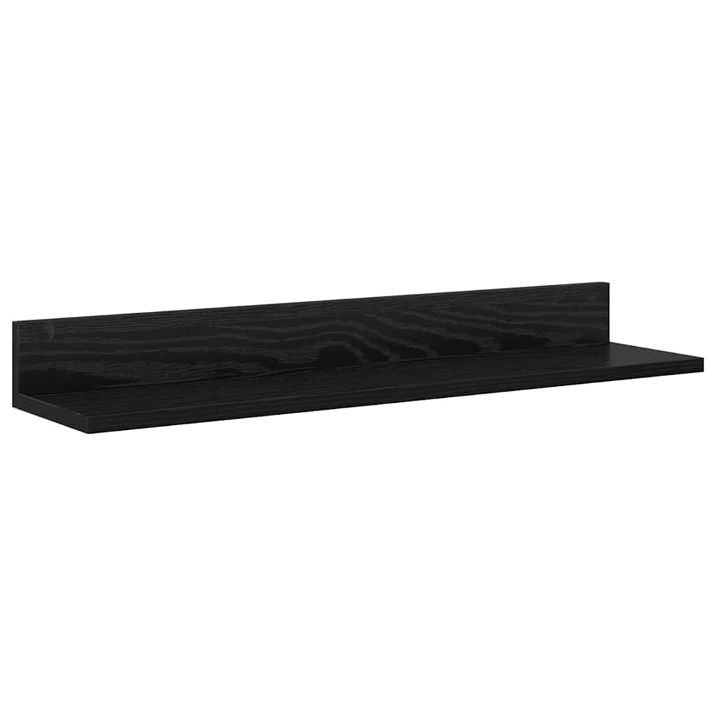4 dalių TV spintelė rinkinys su lentyna 4 pcs juoda ąžuolo