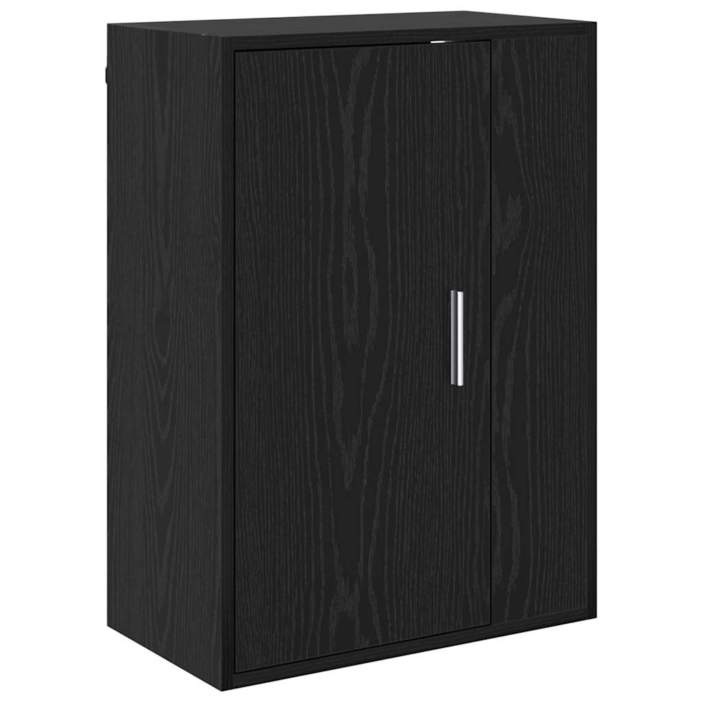 4 dalių TV spintelė rinkinys su lentyna 4 pcs juoda ąžuolo