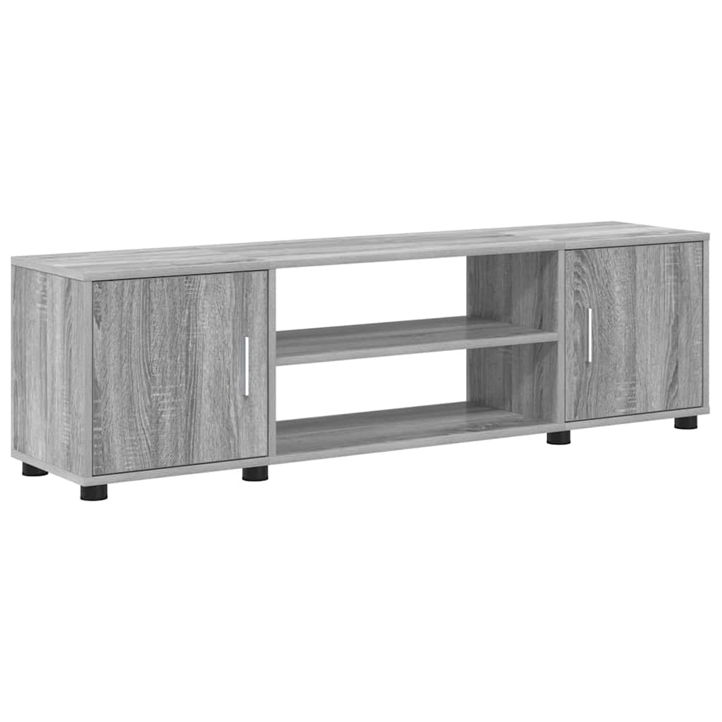 4 dalių TV spintelė rinkinys 4 pcs Pilka sonoma ąžuolo