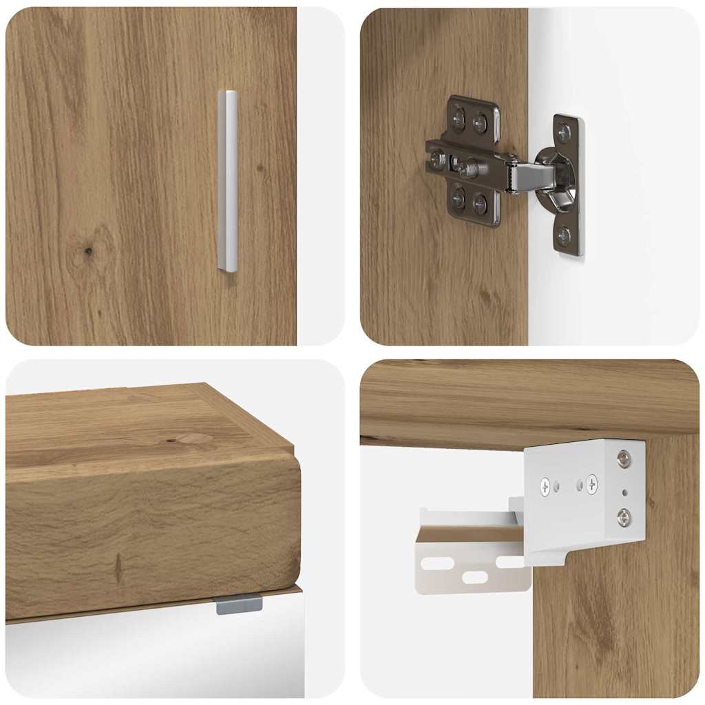 Vonios baldų rinkinys TULUM 3 pcs Amatininkų ąžuolas