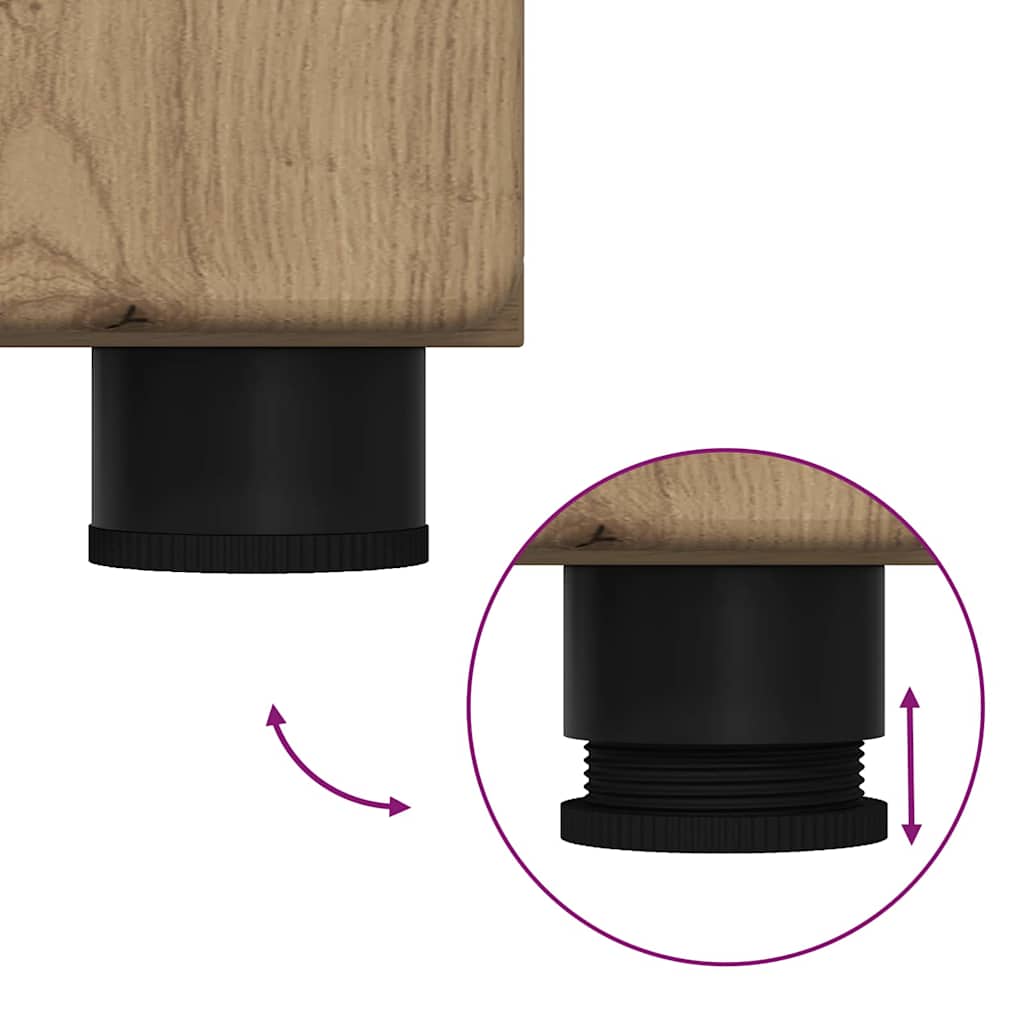 Vonios baldų rinkinys TULUM 3 pcs Amatininkų ąžuolas