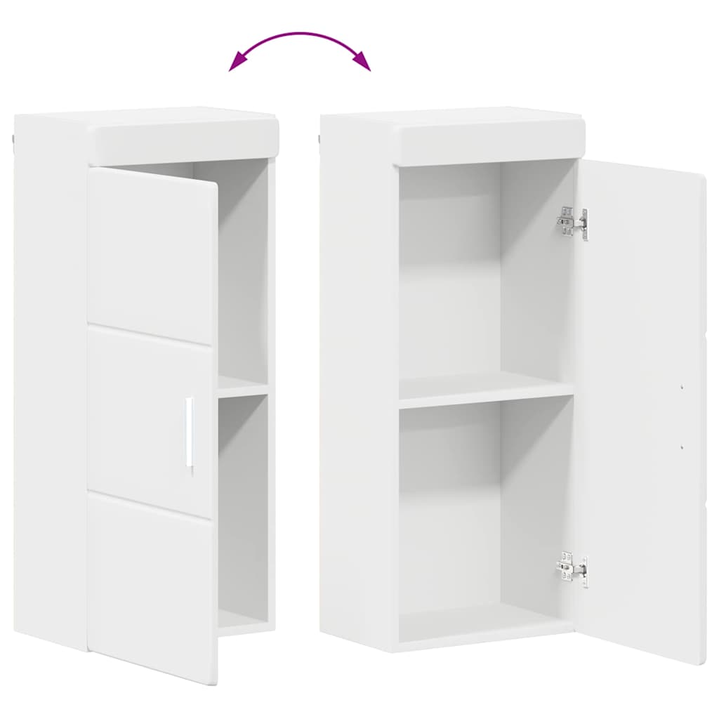 Vonios baldų rinkinys TULUM 4 pcs Balta 60 x 34 x 63 cm