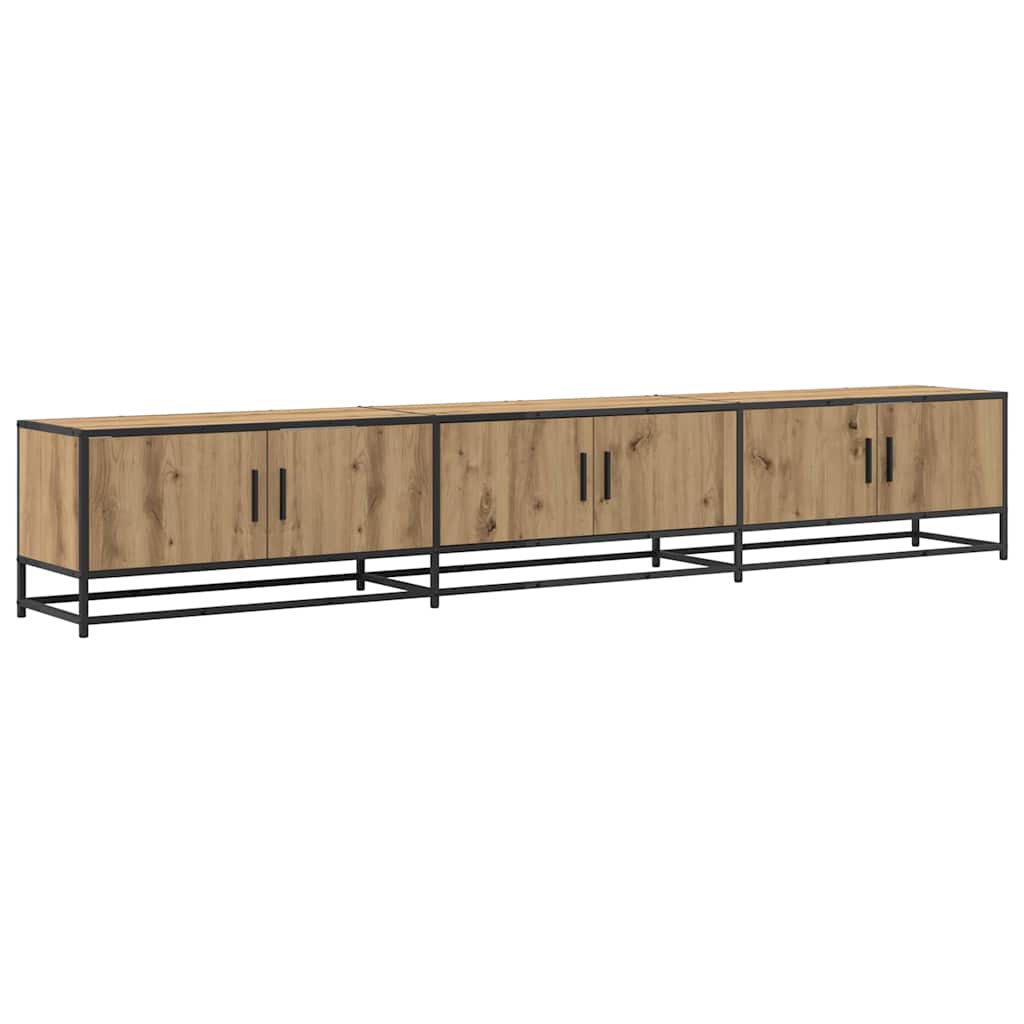 TV vienetai 2 pcs Amatininkų ąžuolas 240 x 35 x 41 cm