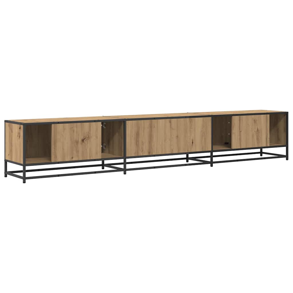 TV vienetai 2 pcs Amatininkų ąžuolas 240 x 35 x 41 cm
