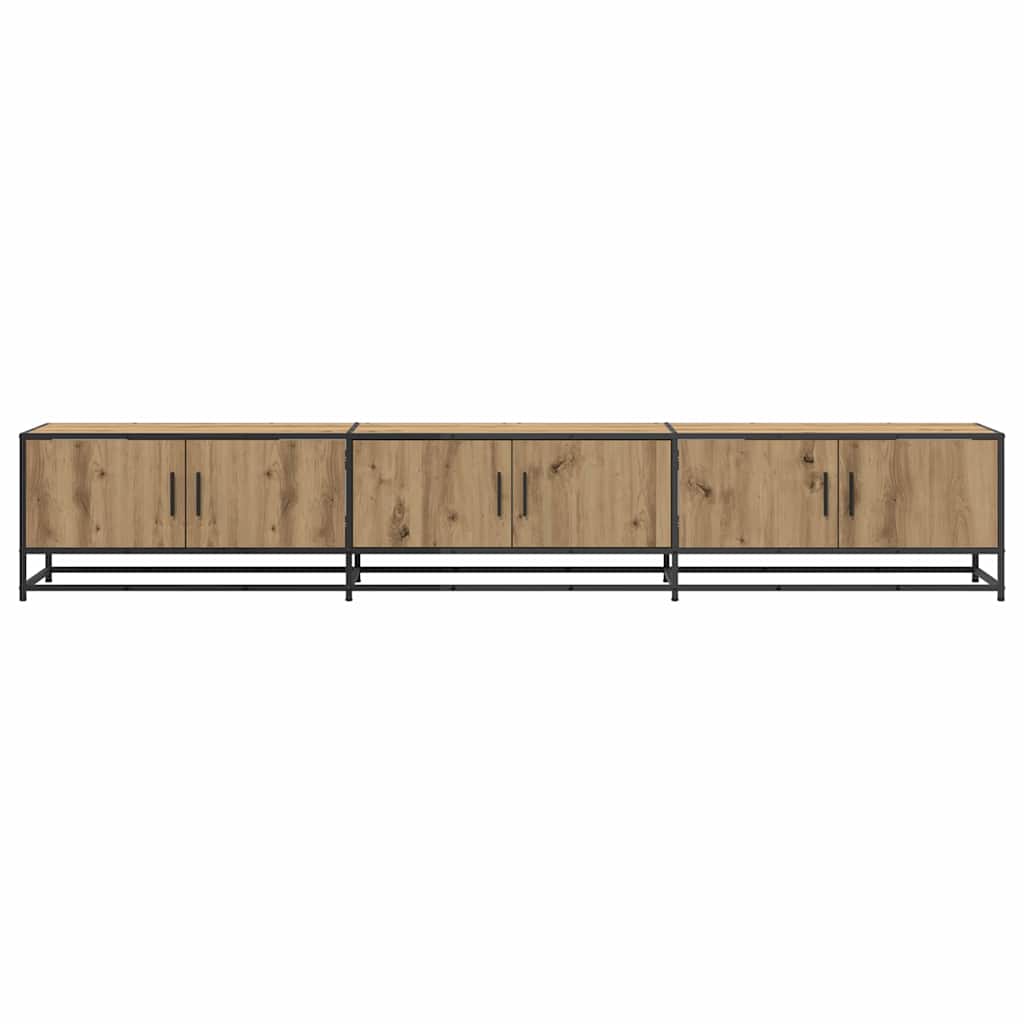 TV vienetai 2 pcs Amatininkų ąžuolas 240 x 35 x 41 cm