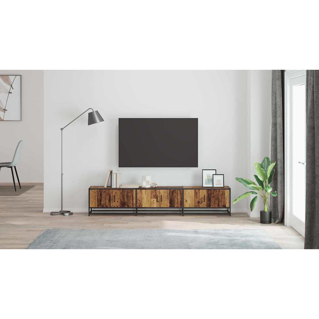 TV vienetai 2 pcs Senovinis medis 210 x 35 x 41 cm