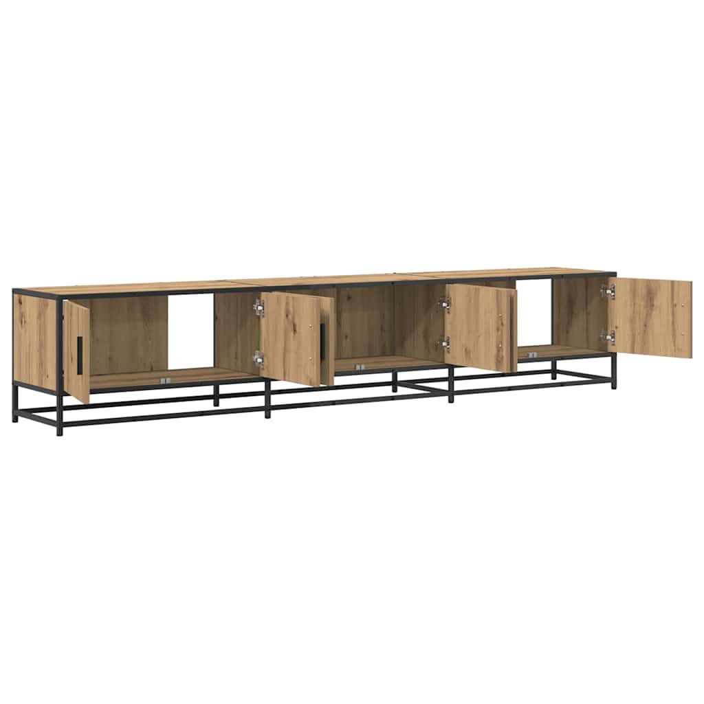 TV vienetai 2 pcs Amatininkų ąžuolas 210 x 35 x 41 cm