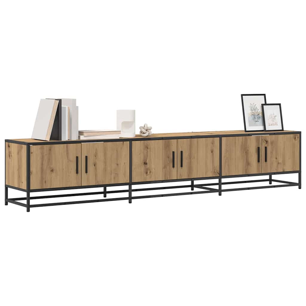 TV vienetai 2 pcs Amatininkų ąžuolas 210 x 35 x 41 cm