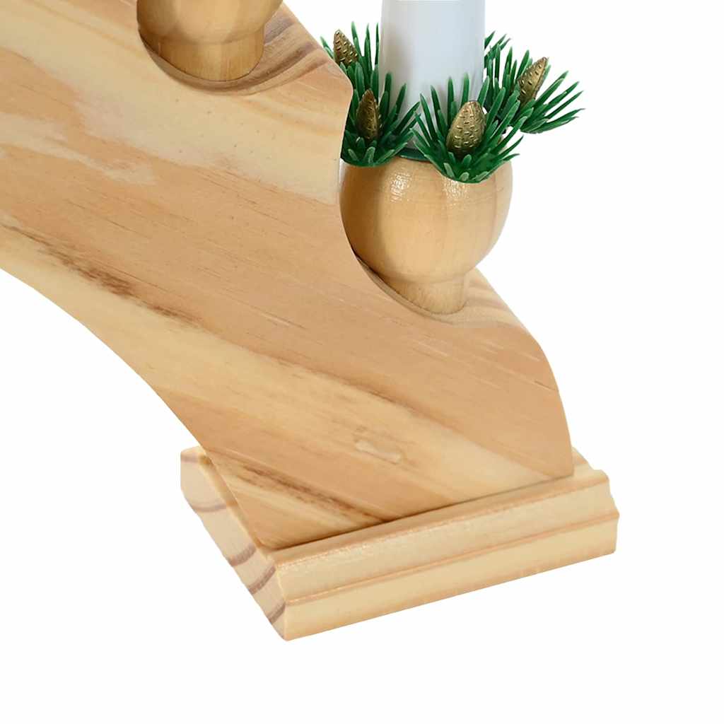 Kalėdų žvakių arkos su 10 LED žvakių Ruda 47 x 5 x 29 cm BRIGHT