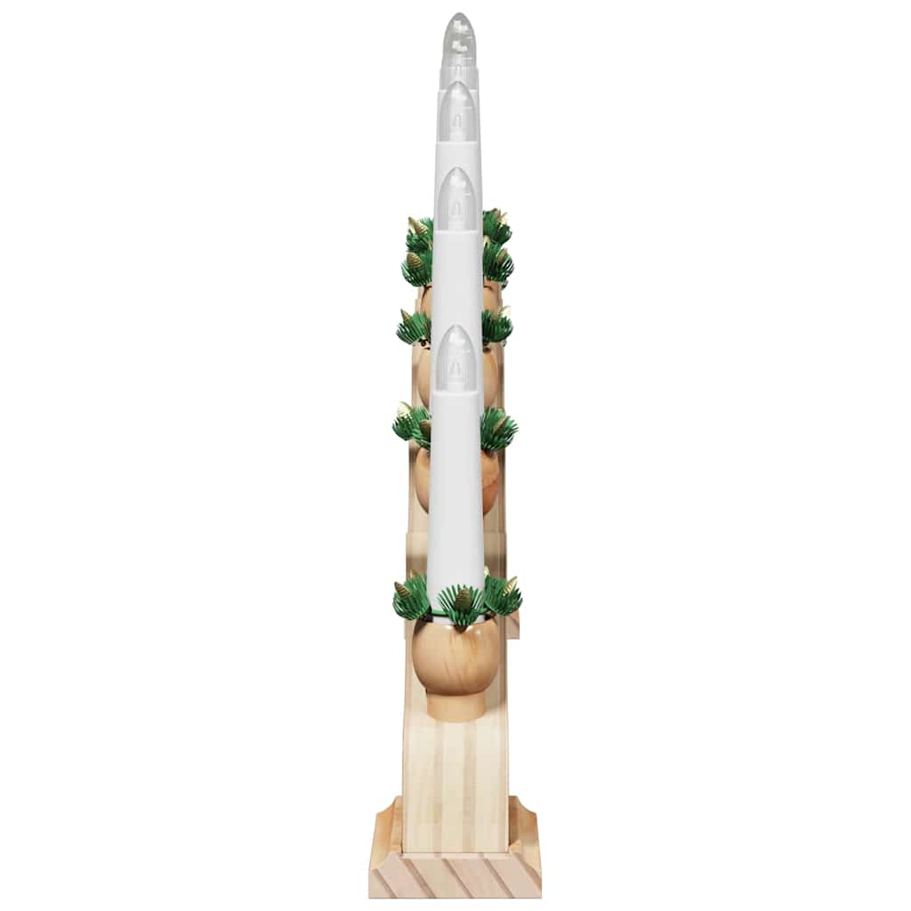 Kalėdų žvakių arkos su 10 LED žvakių Ruda 47 x 5 x 29 cm BRIGHT