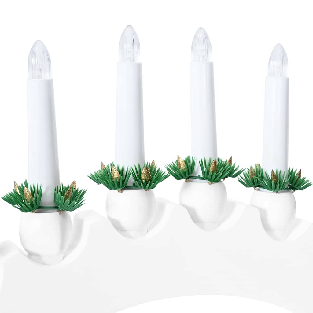 Kalėdų žvakių arkos su 10 LED žvakių 3 vnt. LED Šilta balta