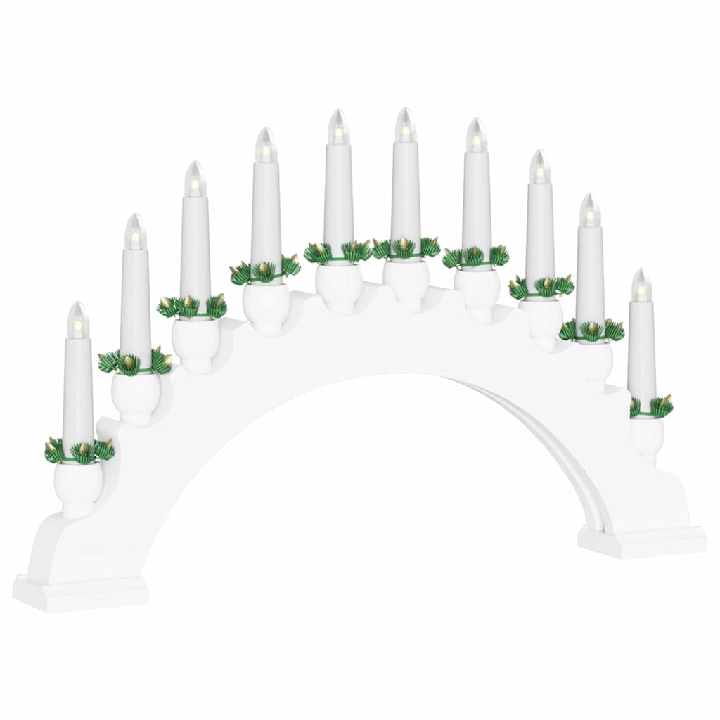 Kalėdų žvakių arkos su 10 LED žvakių 3 vnt. LED Šilta balta