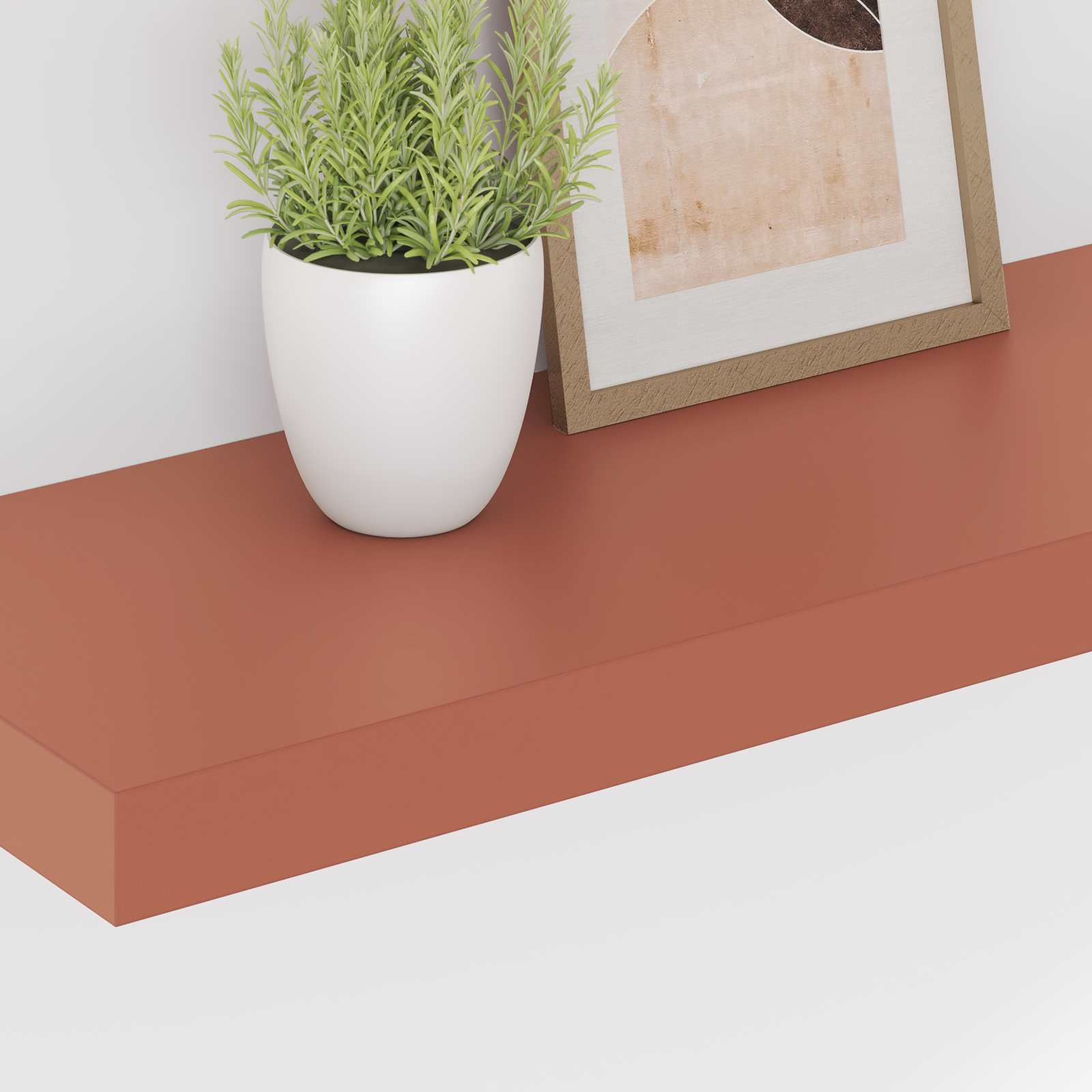 Sieninė lentyna 4 pcs Raudona 60 x 23 x 4 cm Apdirbta mediena