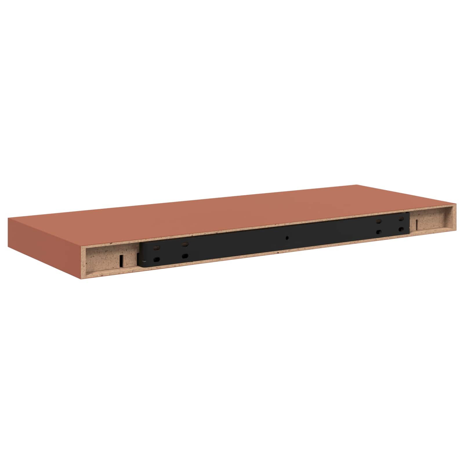Sieninė lentyna 4 pcs Raudona 60 x 23 x 4 cm Apdirbta mediena