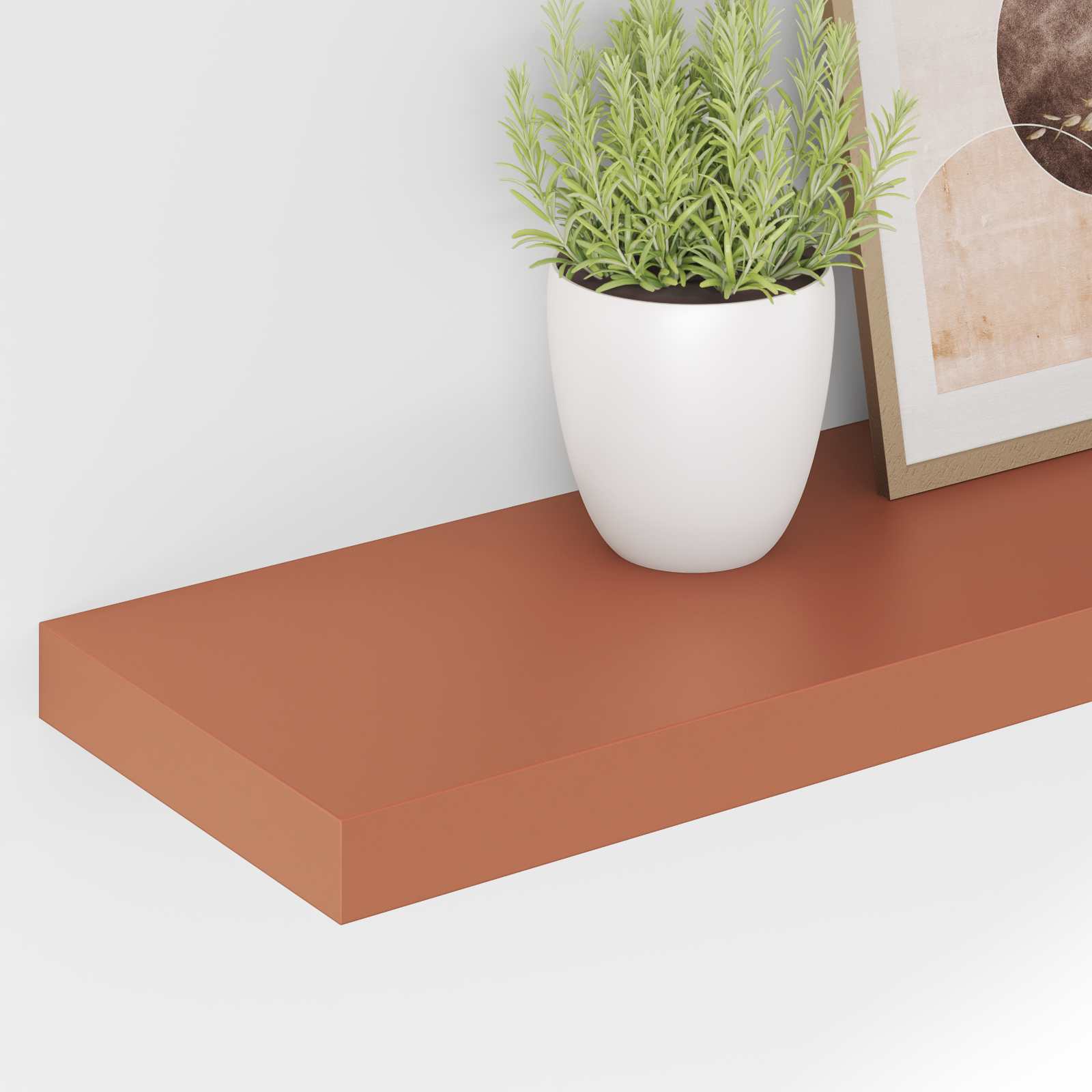 Sieninės lentynos su saugykla 2 pcs Raudona 90 x 23,5 x 4 cm