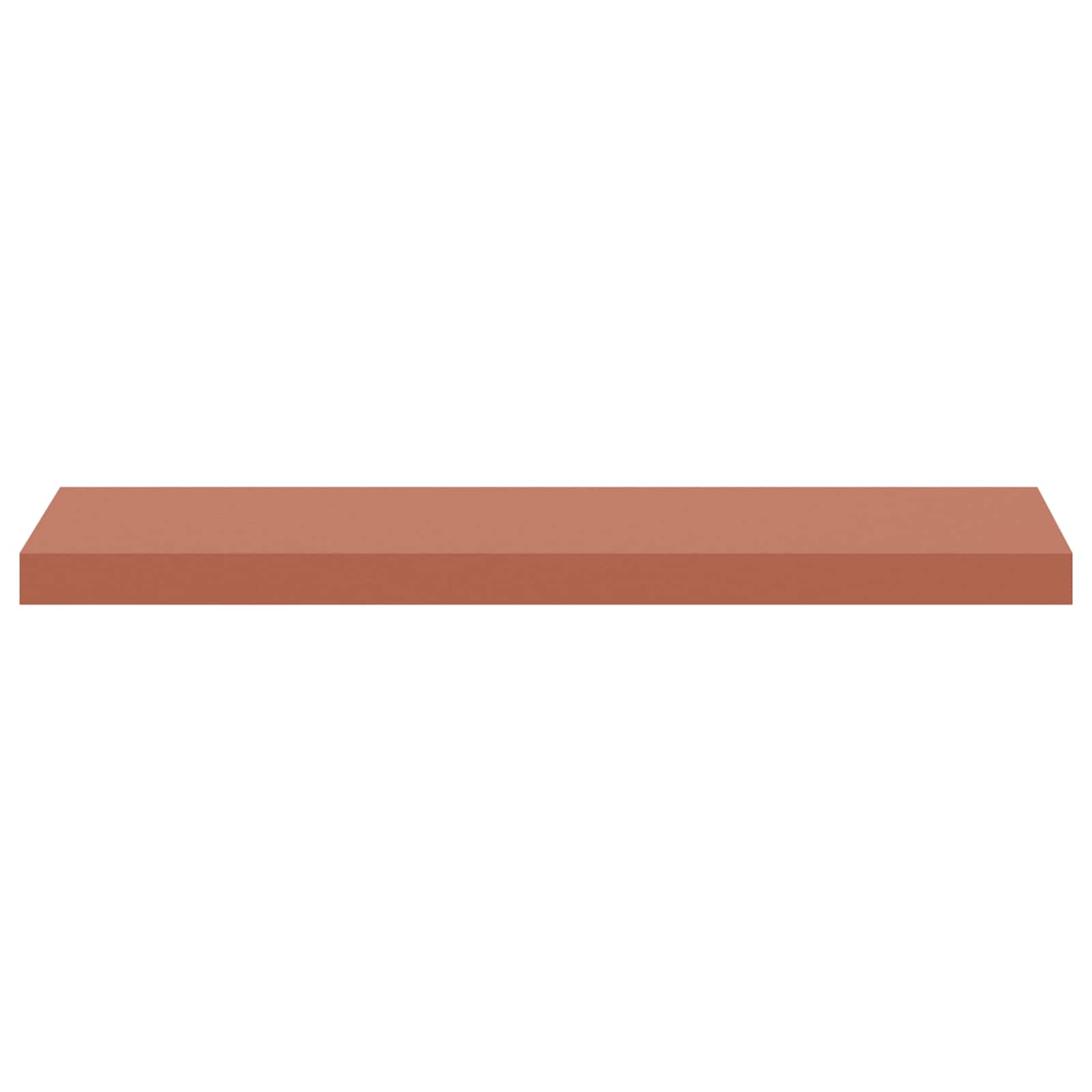 Sieninės lentynos su saugykla 2 pcs Raudona 90 x 23,5 x 4 cm