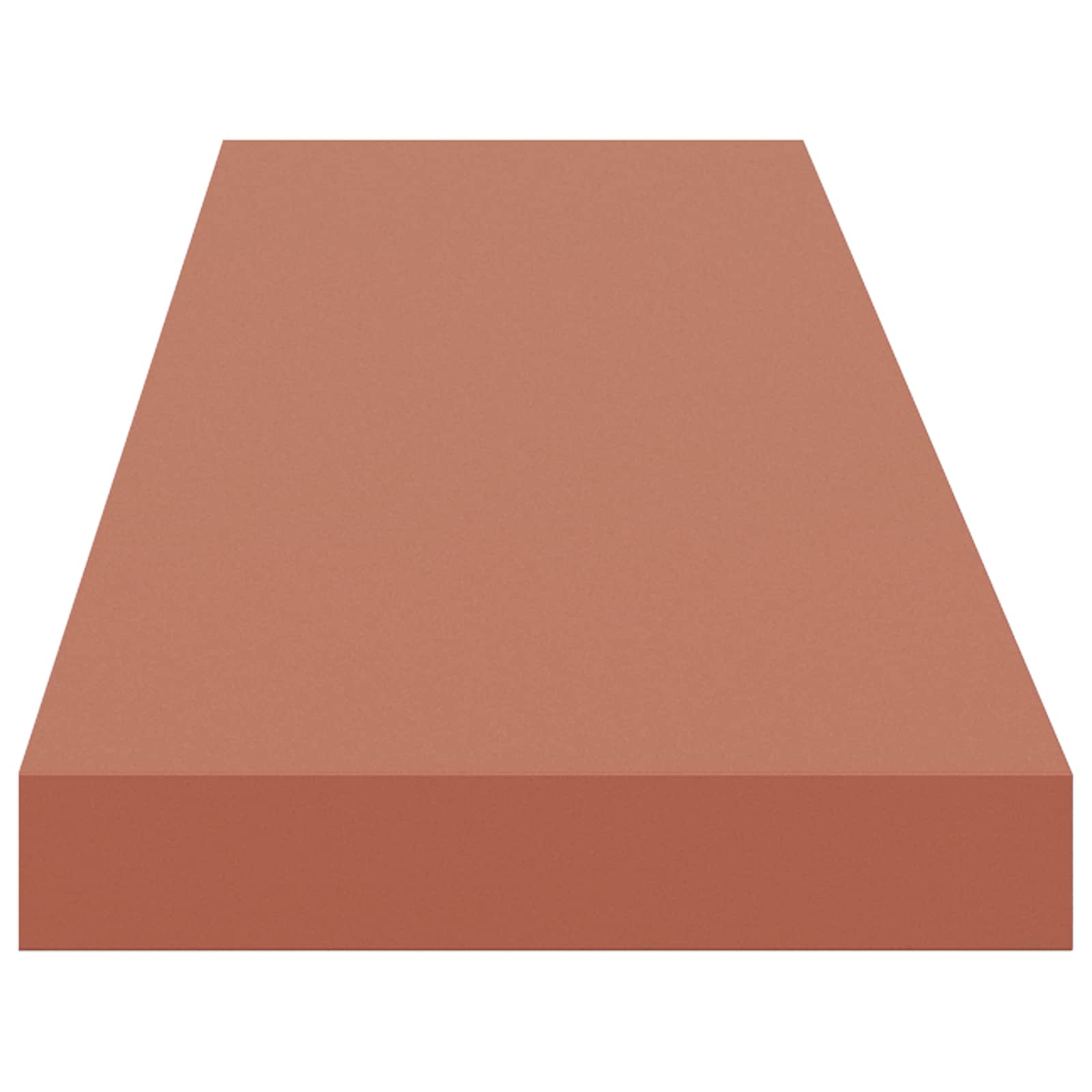 Wall shelves with storage 2 pcs Red 120 x 23.5 x 4 cm