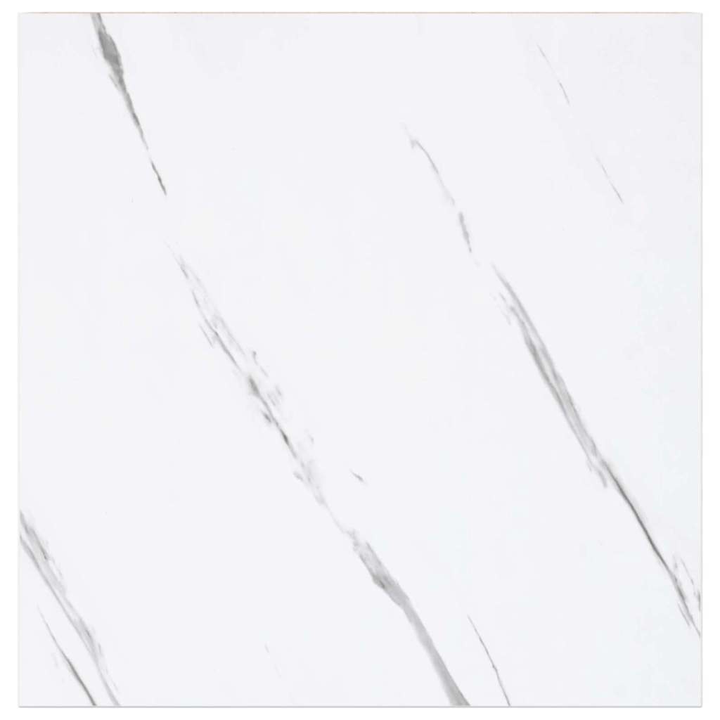Sieninės lentynos 4 pcs Balti marmuro 23 x 23,5 x 4 cm