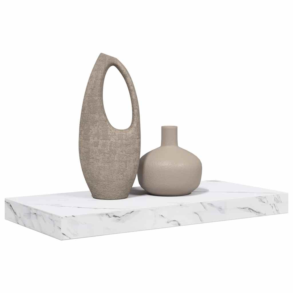Sieninė lentyna Sieninis Balti marmuro 50 x 23,5 x 3,8 cm