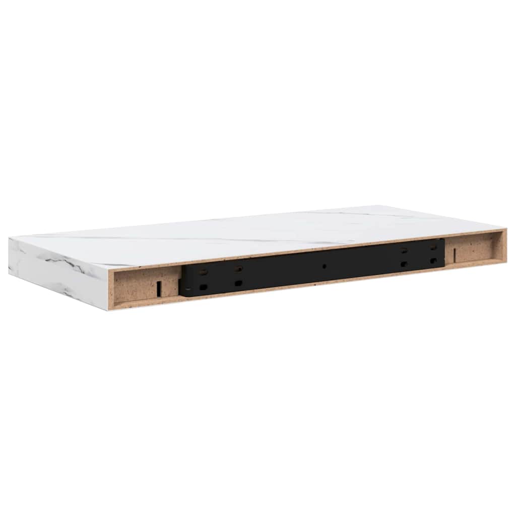 Sienas plaukti 4 gab. Balts marmors 50 x 23,5 x 4 cm