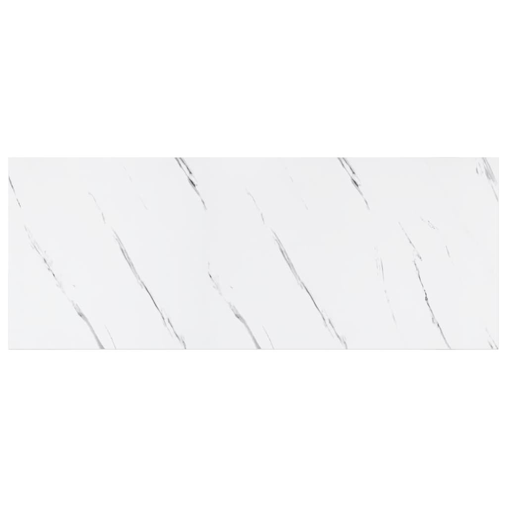 Wall Shelves 4 pcs White Marble 60 x 23.5 x 4 cm